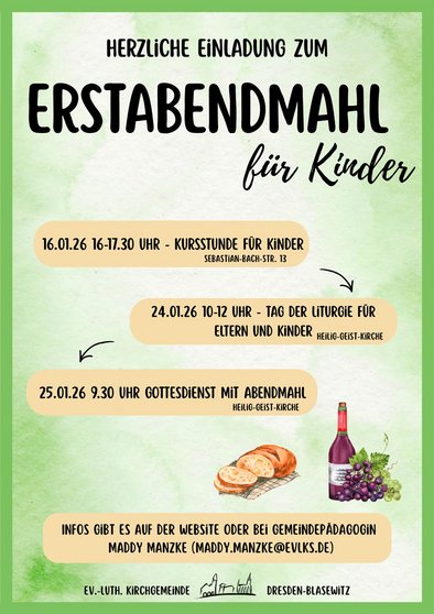 Erstabendmahl für Kinder