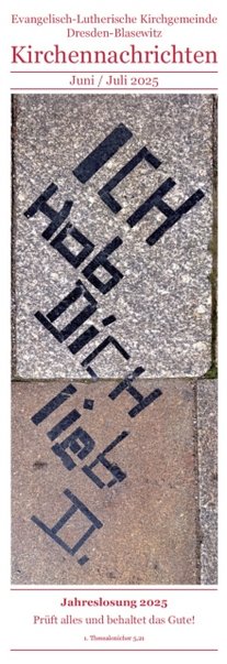 Kirchennachrichten Juni/Juli 2025