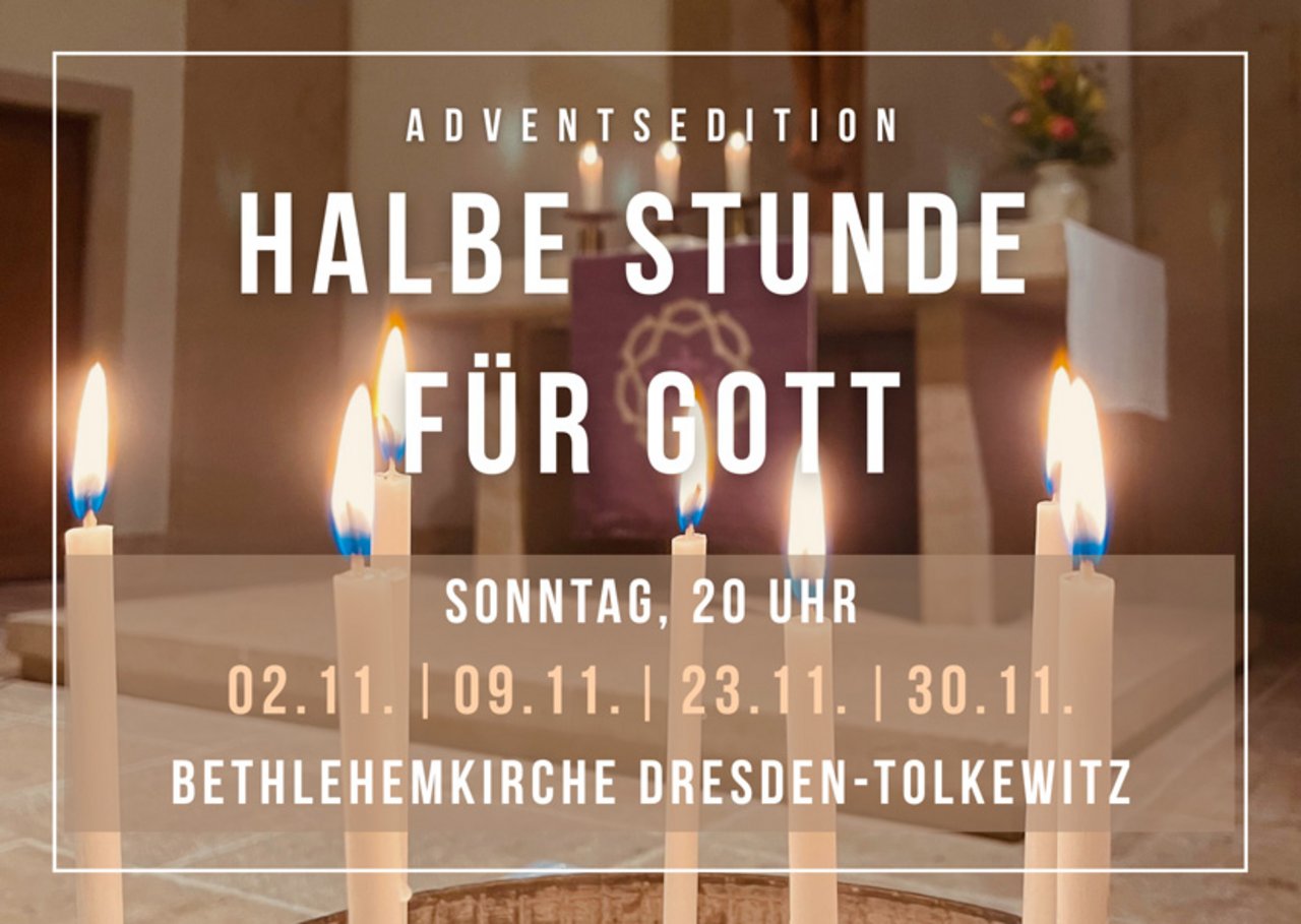Halbe Stunde für Gott