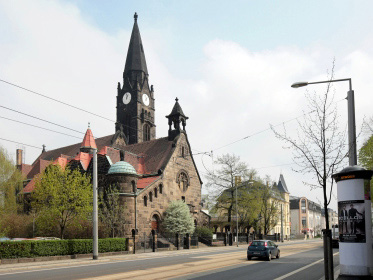 Blick von der Schandauer Straße
